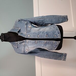 Clockhouse Factory Faded Fitted Jean Denim Jacket XS/S
